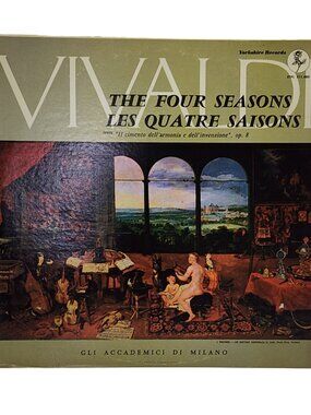 Vivaldi, Gli Accademici Di Milano The Four Seasons Op. 8 1959 Vintage Vinyl RARE